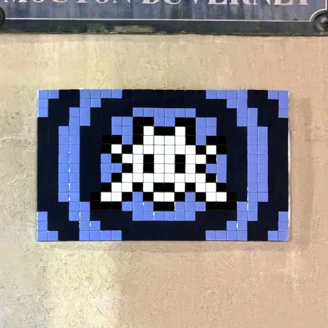 New Invader Mosaics PA_1538 & 1539 in Paris | April 2025